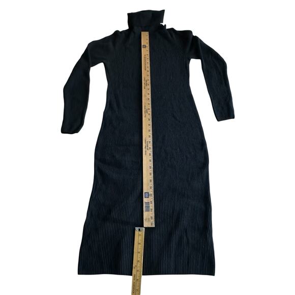 Womens Dress Size Medium Black Sweater Brand New Turtleneck Winter - Picture 3 of 8